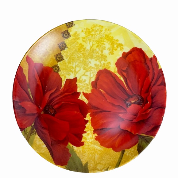 NEW Certified International Pamela Gladding Set of 4 Floral LuncheonSalad Plates - Picture 3 of 8